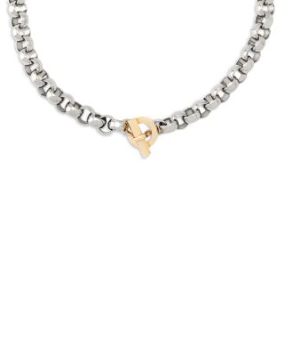 Rolo Link Collar Necklace, 17"   