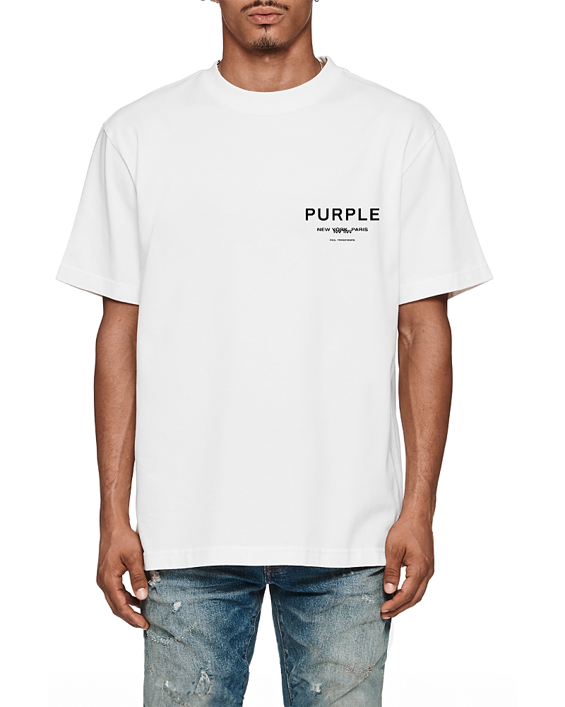 Purple Brand Jersey Graphic Logo Tee