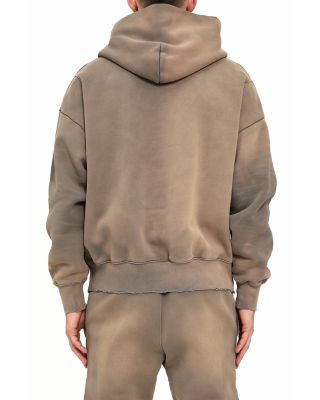 Oversized Fleece Logo Graphic Hoodie  