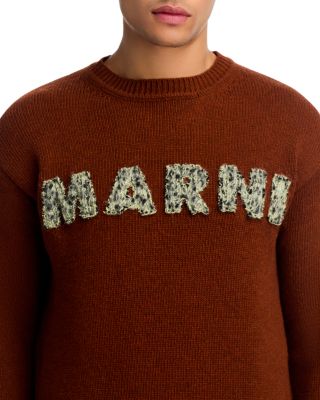 Wool with Alpaca Boucle Logo Sweater