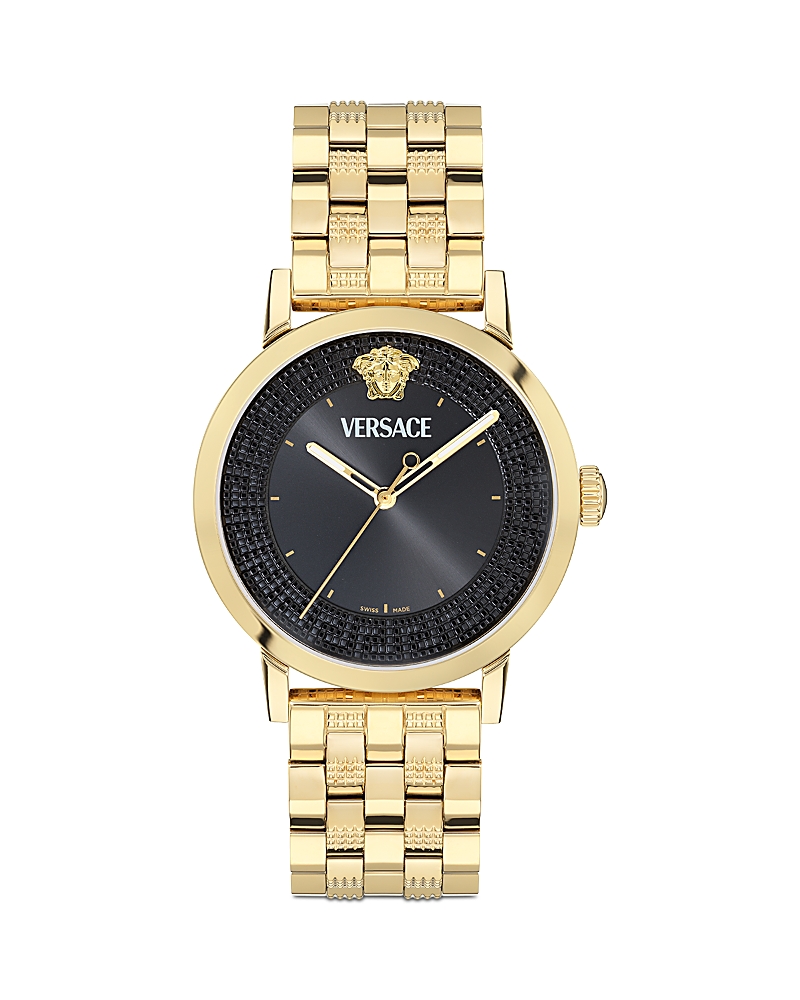 Versace Stainless Steel 40mm In Gold