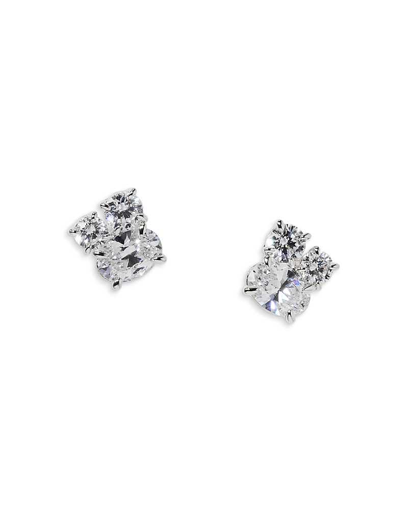 Nadri Stellar Cluster Stud Earrings In Metallic