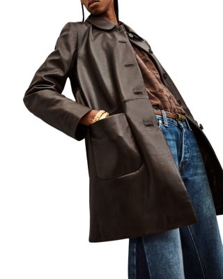 Madie Leather Coat