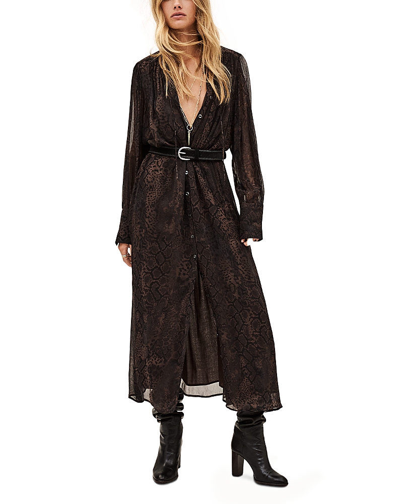 Ba&sh Sahara Dress In Brown