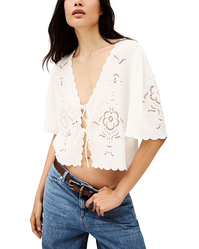 Ba&sh Olaya Top In White