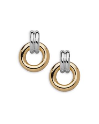 Gina Circle Drop Earrings