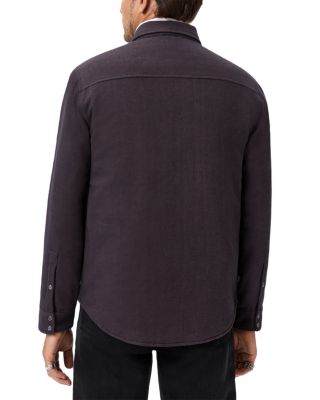 Jameson Herringbone Snap Button Long Sleeve Shirt