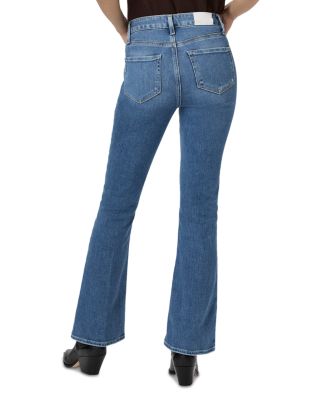 Petites Laurel Canyon High Rise Bootcut Jeans in Rock Show Distressed