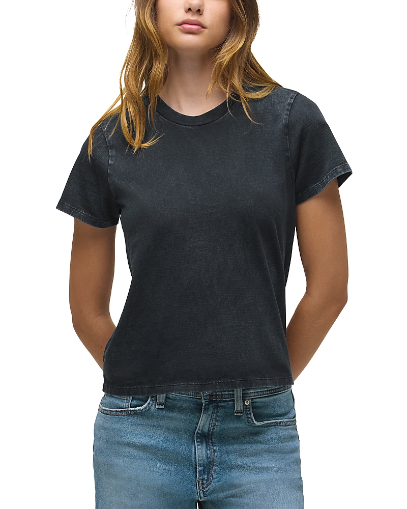 Hudson Relaxed Tee In Black