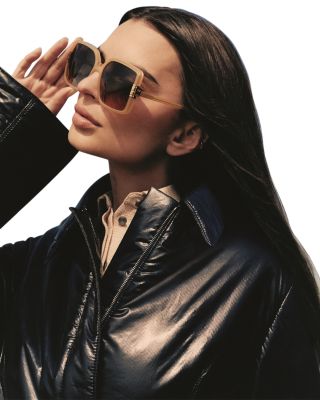 Flat Eleanor Square Sunglasses, 57mm - Exclusive