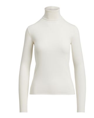 Stretch Blend Turtleneck Sweater
