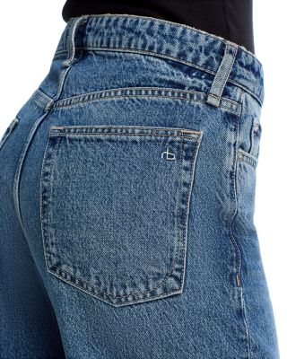 Logan Mid Rise Wide Leg Jeans in Echo