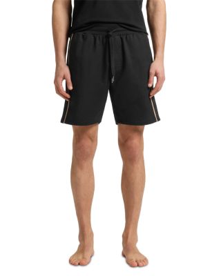 Contrast Trim Pajama Shorts