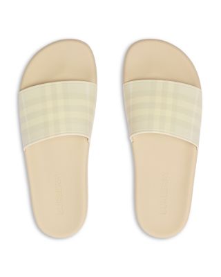 Women's Check Slides