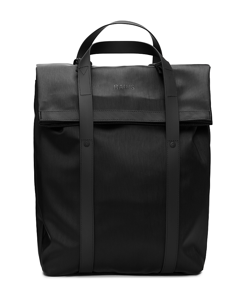 Rains Two-way Tote Backpack In Black