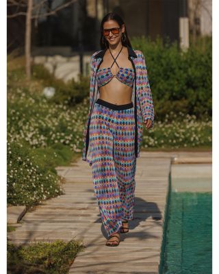 Long Sleeved Blouse Swim Cover Up