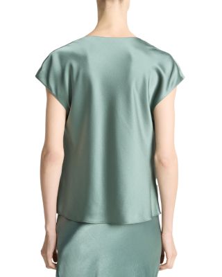 Cowl Neck Silk Blouse