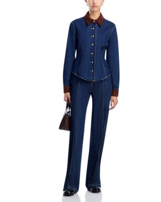 Niko High Rise Straight Jeans in Fontaine