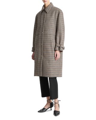 Plaid Car Coat 