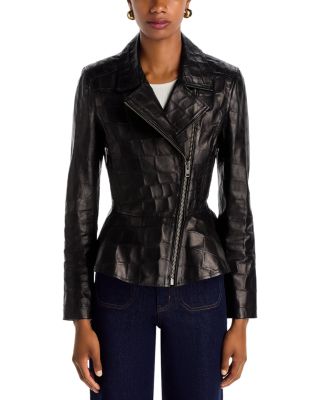 Lyric Peplum Biker Jacket