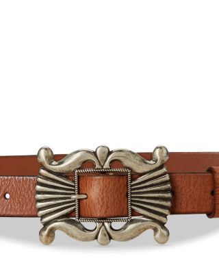Decorative Buckle Leather Belt