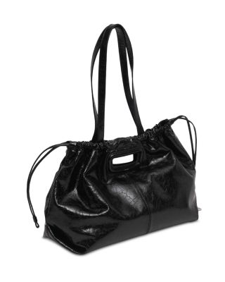 Crackled Miss M Tote