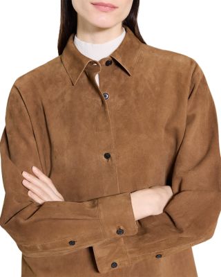 Suede Shirt Jacket