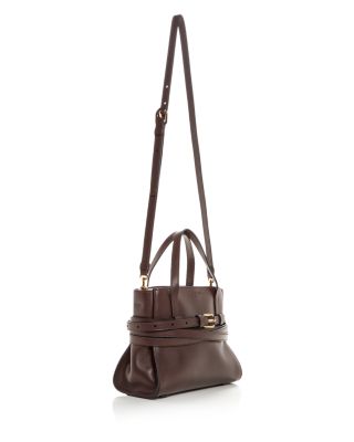 Tie Me Leather Shoulder Bag