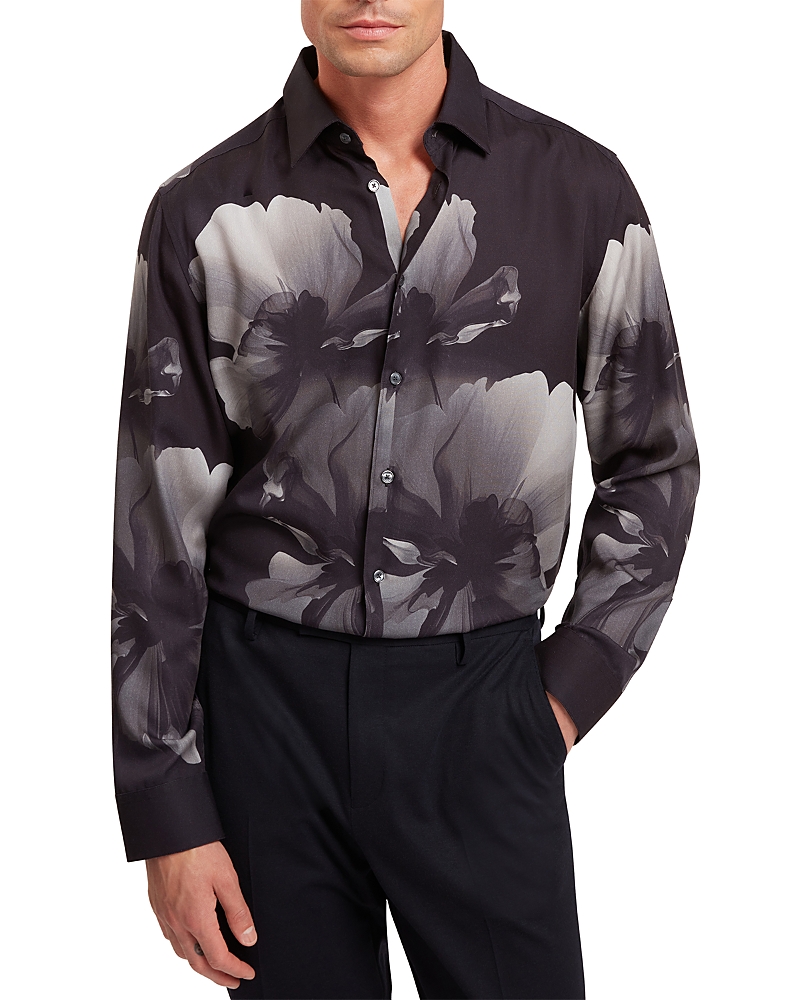 Ted Baker Amund Long Sleeved Regular Fit Button Down Shirt