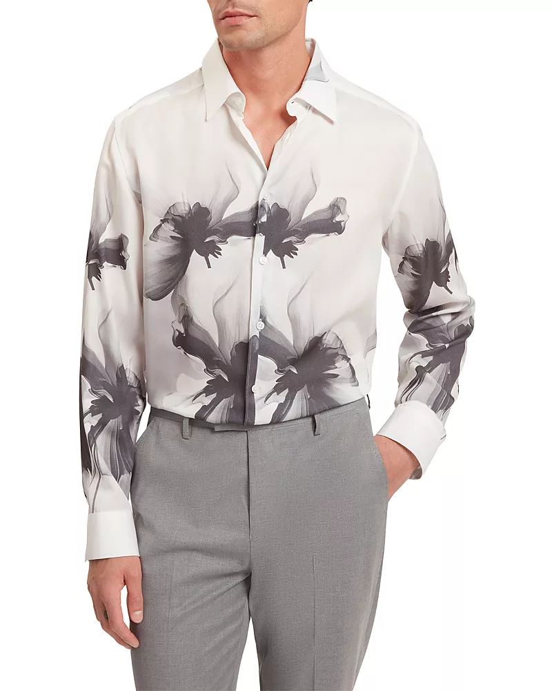 Ted Baker Amund Long Sleeved Regular Fit Button Down Shirt