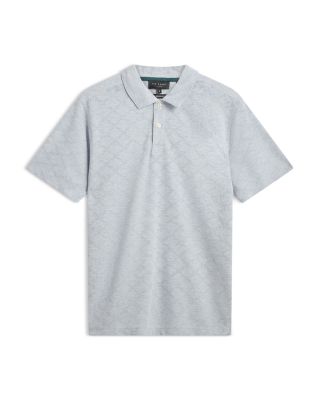 Dalimi Short Sleeve Diamond Jacquard Polo
