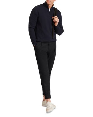 Jeremee Texture Stitch Half-Zip Sweater