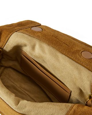 Small Suede Slouch Shoulder Bag