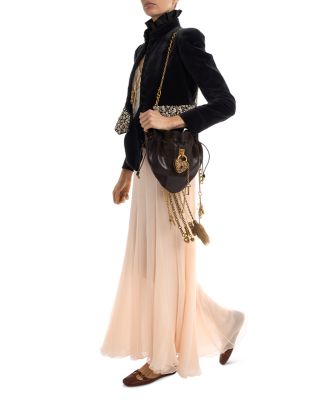 Chateau Treasures Leather Crossbody Bag