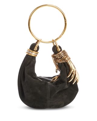 Mini Suede Bracelet Hobo Bag 