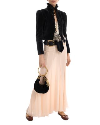 Mini Suede Bracelet Hobo Bag 