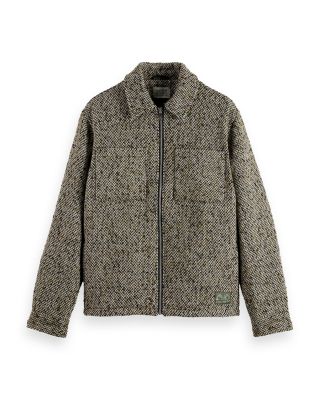 Multicolored Tweed Shirt Jacket