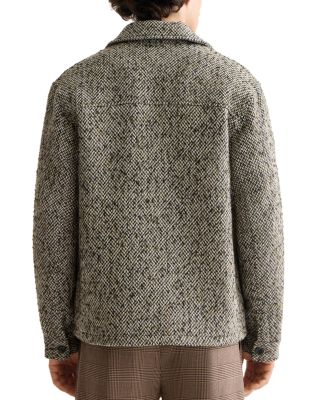 Multicolored Tweed Shirt Jacket