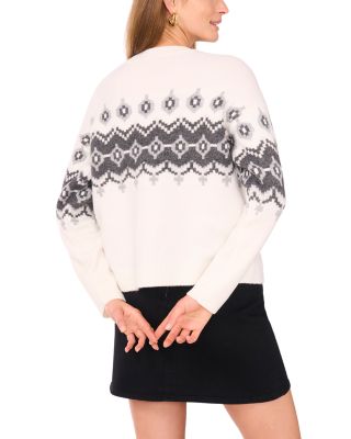 Fair Isle Raglan Sleeve Sweater