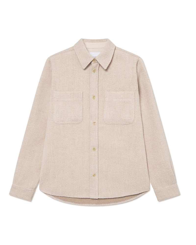 Les Deux Double-pocket Long-sleeve Shirt In Neutral