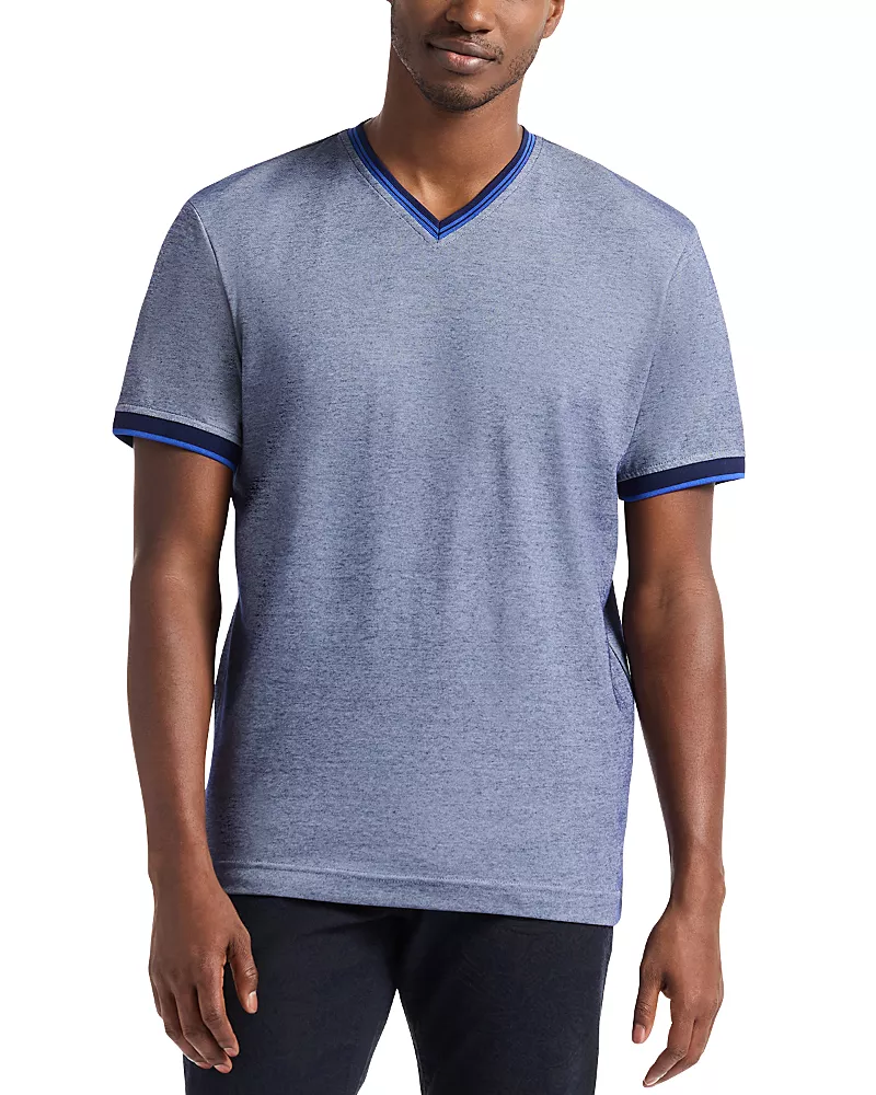 Robert Graham Holton Knit V Neck Tee