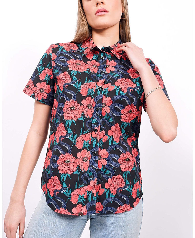 Wildfang The Essential Button Up Shirt In Multi