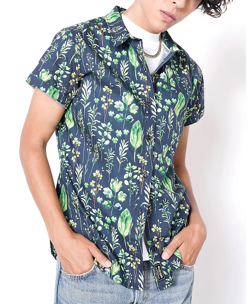 Wildfang The Essential Button Up Shirt In Blue