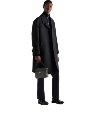 Re-Nylon and Saffiano Shoulder Bag