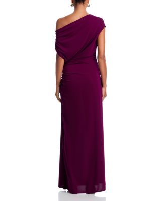 Off-the-Shoulder Ruched Jersey Gown - Exclusive
