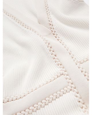 Lou Craft Detail Knitted Midi Dress