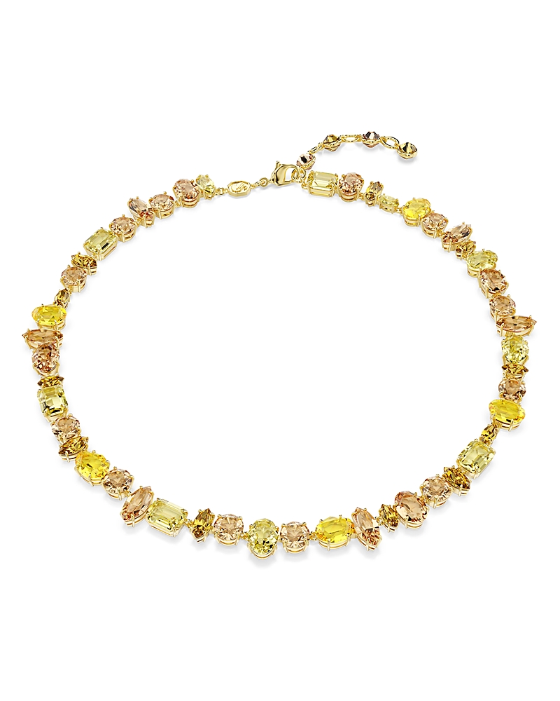Swarovski Gema Mixed Cut Crystal Tennis Necklace, 14.12