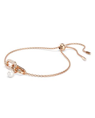 Constella Pav&eacute; Link & Pearl Slider Bracelet