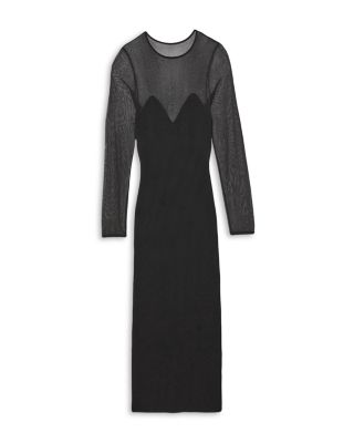 Lila Sheer Knitted Dress