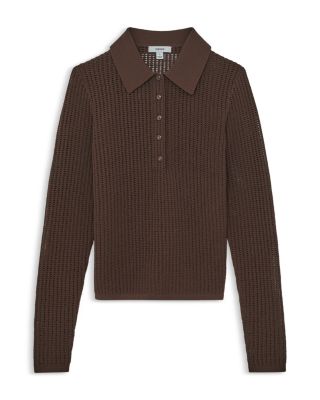India Knit Polo Top